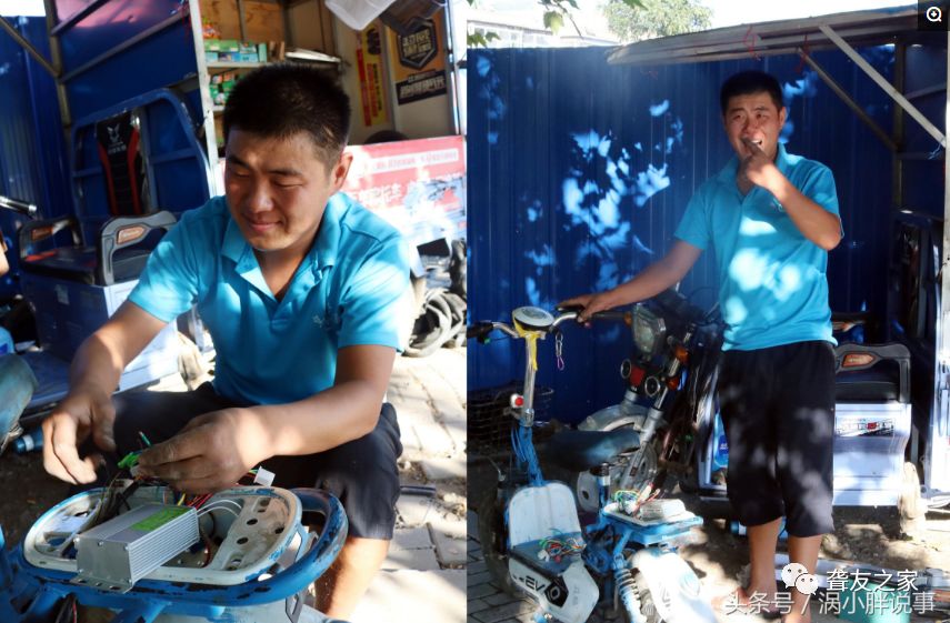 聋哑帅哥精通电动车修理，月挣近万元，市民称：老天是公平的